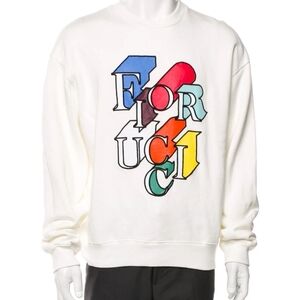 Fiorucci White Graphic Sweater